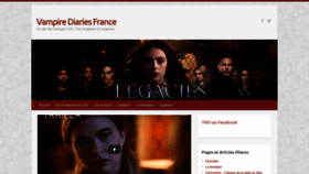What Vampire-diaries.fr website looked like in 2022 (2 years ago)