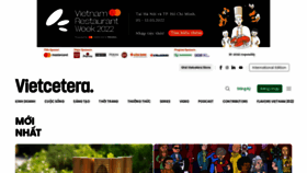 What Vietcetera.com website looked like in 2022 (2 years ago)