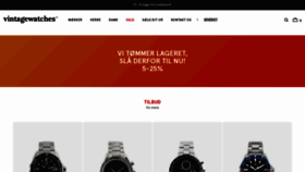 What Vintagewatches.dk website looked like in 2022 (2 years ago)