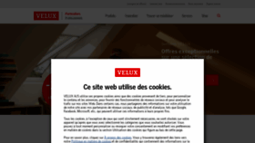What Velux.fr website looked like in 2022 (2 years ago)