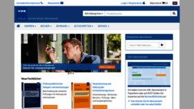 What Vde-verlag.de website looked like in 2022 (2 years ago)