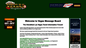 What Vegasmessageboard.com website looked like in 2022 (2 years ago)