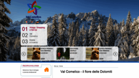 What Valcomelicodolomiti.it website looked like in 2022 (2 years ago)