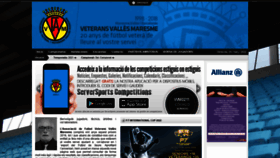 What Veteransfutbol.com website looked like in 2022 (2 years ago)