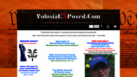 What Volusiaexposed.com website looked like in 2022 (2 years ago)