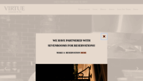 What Virtuerestaurant.com website looked like in 2022 (2 years ago)