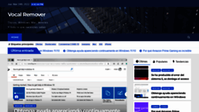 What Vocalremover.es website looked like in 2022 (3 years ago)