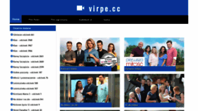 What Virpe.cc website looked like in 2022 (2 years ago)