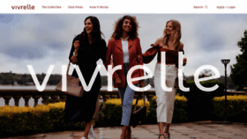 What Vivrelle.com website looked like in 2022 (3 years ago)