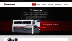 What V-holdmachinery.com website looked like in 2022 (3 years ago)