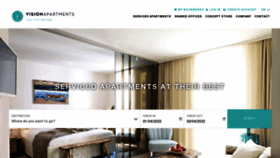 What Visionapartments.com website looked like in 2022 (2 years ago)