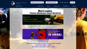 What Venturamissionaryschool.com website looked like in 2022 (2 years ago)