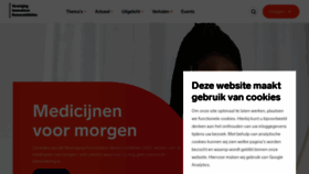 What Vereniginginnovatievegeneesmiddelen.nl website looked like in 2022 (2 years ago)