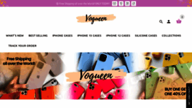 What Vogueen.com website looked like in 2022 (2 years ago)