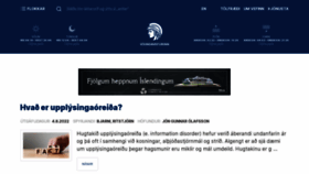 What Visindavefur.is website looked like in 2022 (2 years ago)