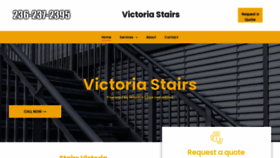 What Victoriastairs.com website looked like in 2022 (2 years ago)