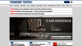 What Vimmerbytidning.se website looked like in 2022 (2 years ago)