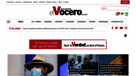 What Vocero.com website looked like in 2022 (2 years ago)