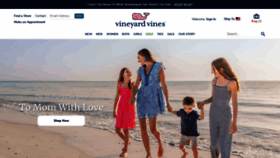 What Vineyardvines.com website looked like in 2022 (2 years ago)