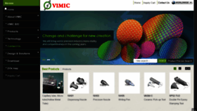 What Vimic.com website looked like in 2022 (2 years ago)