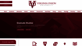 What Vuu.edu website looked like in 2022 (1 year ago)