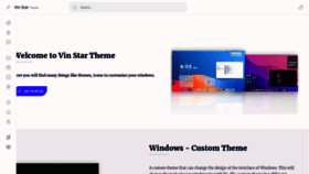 What Vinstartheme.com website looked like in 2022 (2 years ago)