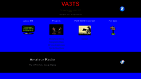 What Va3ts.ca website looked like in 2022 (1 year ago)