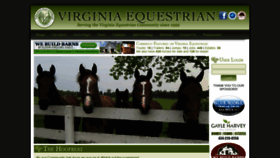 What Virginiaequestrian.com website looked like in 2022 (1 year ago)