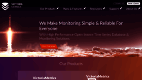 What Victoriametrics.com website looked like in 2022 (1 year ago)