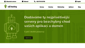 What Vas-server.cz website looked like in 2022 (1 year ago)