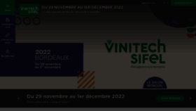 What Vinitech-sifel.com website looked like in 2022 (1 year ago)