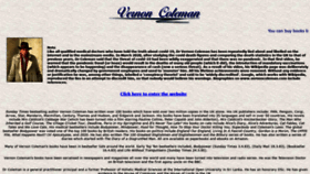 What Vernoncoleman.com website looked like in 2022 (1 year ago)