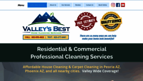 What Valleysbestcleaners.com website looked like in 2022 (1 year ago)