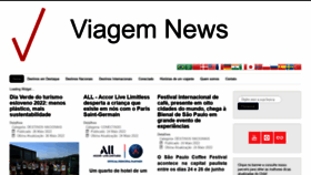 What Viagemnews.com website looked like in 2022 (1 year ago)