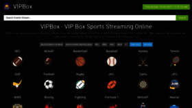 What Vipbox.lc website looked like in 2022 (1 year ago)