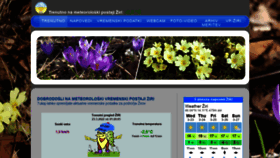 What Vreme-ziri.si website looked like in 2022 (1 year ago)