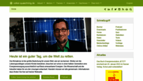 What Volker-quaschning.de website looked like in 2022 (1 year ago)