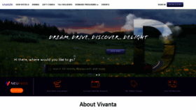 What Vivantahotels.com website looked like in 2022 (1 year ago)