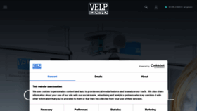 What Velp.com website looked like in 2022 (1 year ago)