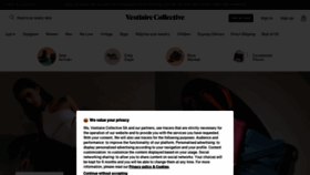 What Vestiairecollective.com website looked like in 2022 (1 year ago)