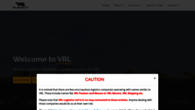What Vrlgroup.in website looked like in 2022 (1 year ago)