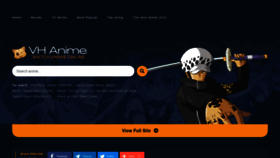 What Vhanime.com website looked like in 2022 (1 year ago)