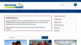 What Vch.ca website looked like in 2022 (1 year ago)