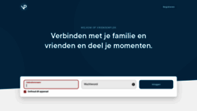 What Vriendenplek.nl website looked like in 2022 (1 year ago)