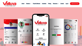 What Valluva.com website looked like in 2022 (1 year ago)