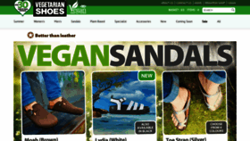 What Vegetarian-shoes.co.uk website looked like in 2022 (1 year ago)