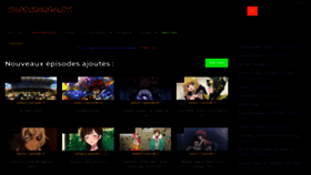 What Vostanimes.tv website looked like in 2022 (1 year ago)