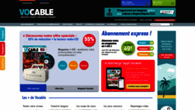 What Vocable.fr website looked like in 2022 (1 year ago)