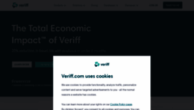 What Veriff.com website looked like in 2022 (1 year ago)