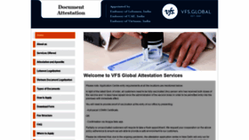 What Vfsattestation.com website looked like in 2022 (1 year ago)